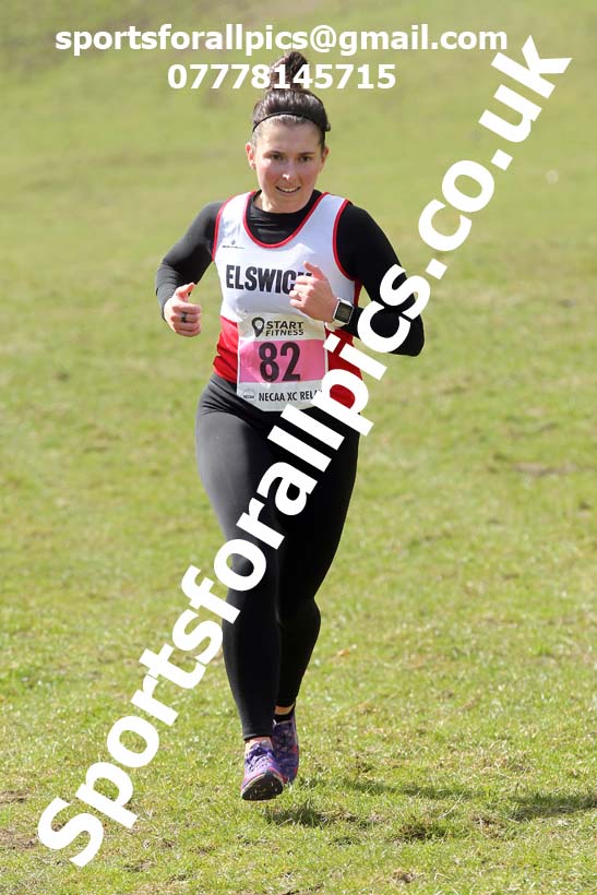Masters men 2021 NECAA Cross Country Relays, Thornley Farm, Peterlee, Saturday, April 10th. Photo: David T. Hewitson/Sports for All Pics